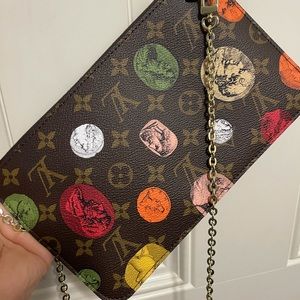 Louis Vuitton x Fornasetti  Neverfull PM Zipped Pouch in Monogram